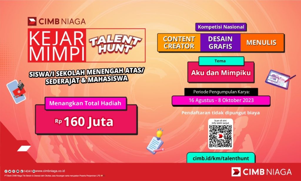 Kejar CIMB Niaga Dukung Pengembangan Bakat dan Kreativitas Anak Muda Via ...